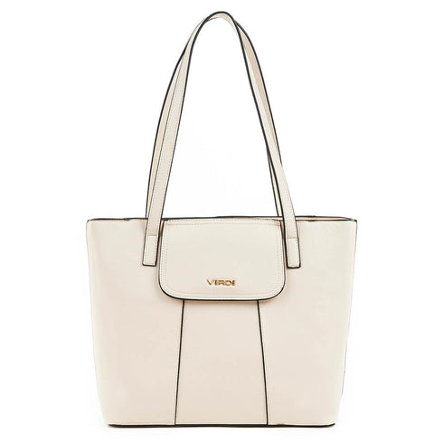 Verde Γυναικεία Τσάντα Ώμου 16-6781 Λευκό